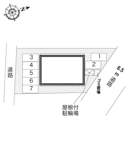 ★手数料０円★清須市阿原宮前　月極駐車場（LP）